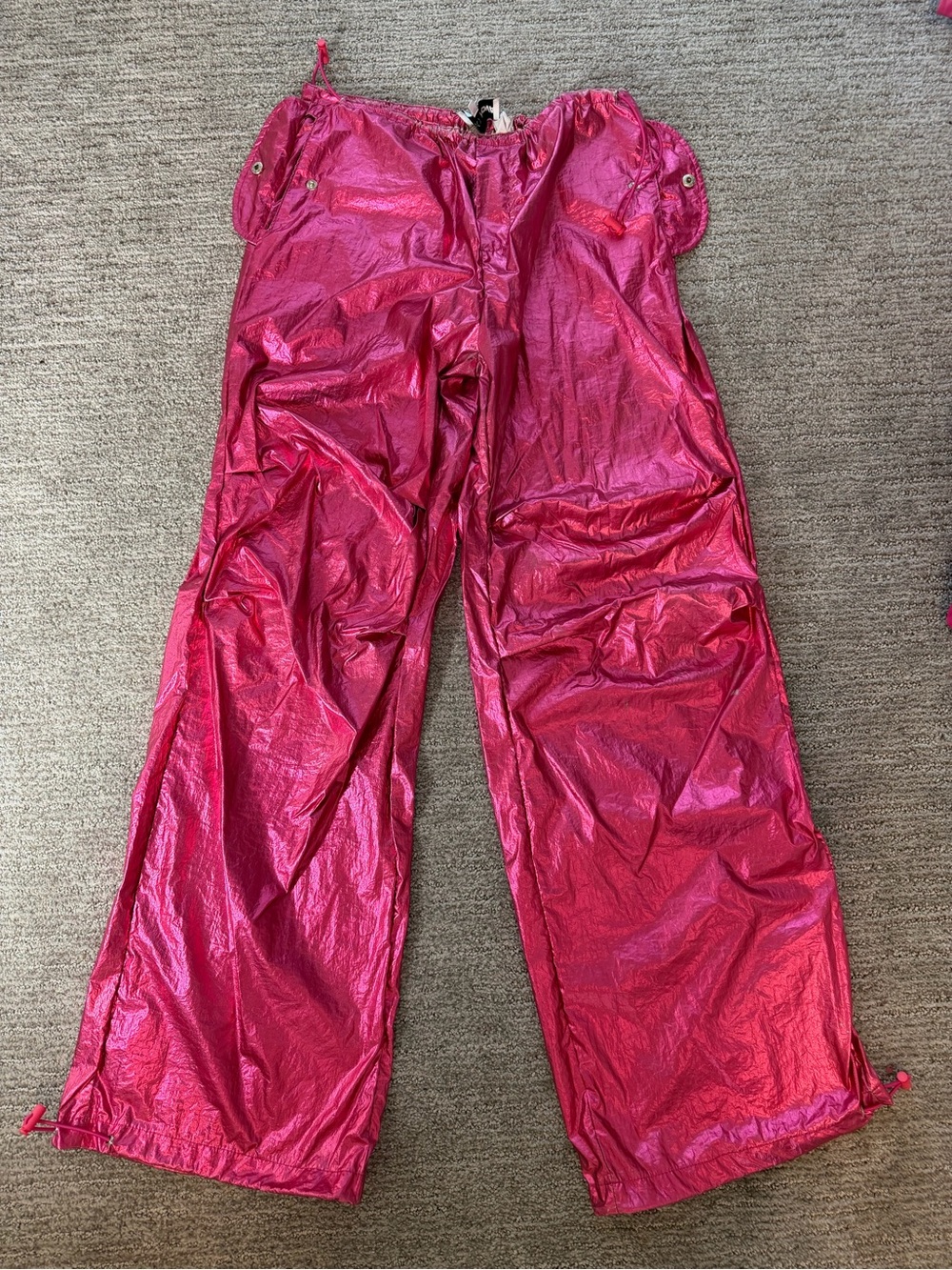 Pink Wide-Leg Pants Track pants